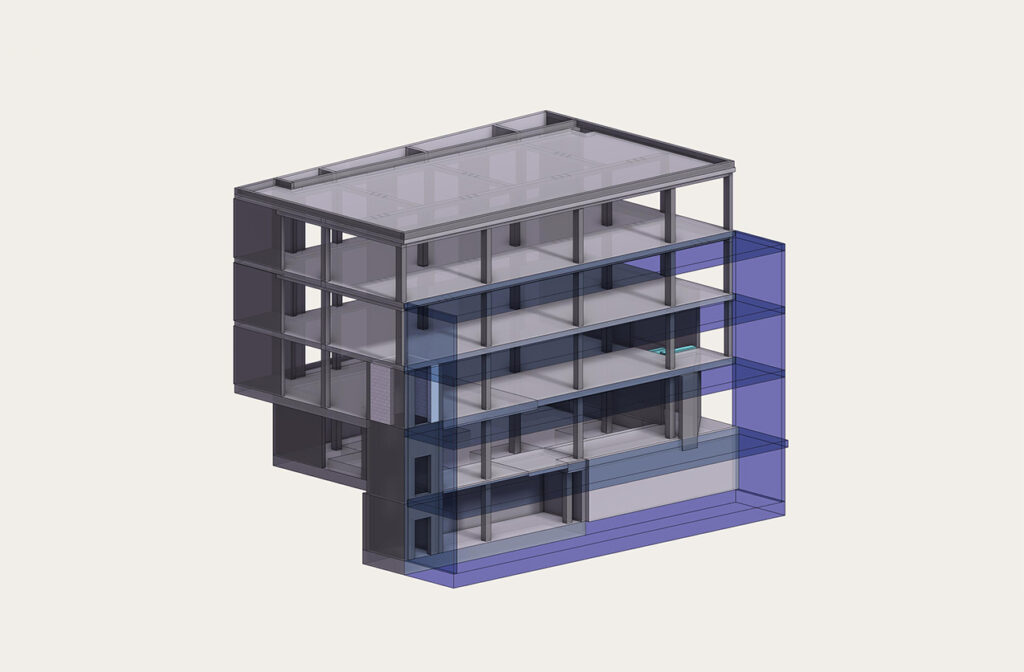 3D Modell des Gebäudes